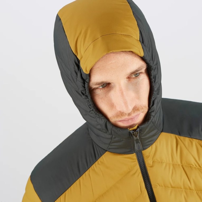 Yellow Salomon Essential Xwarm Down Men's Insulated Jackets | PH 13920U